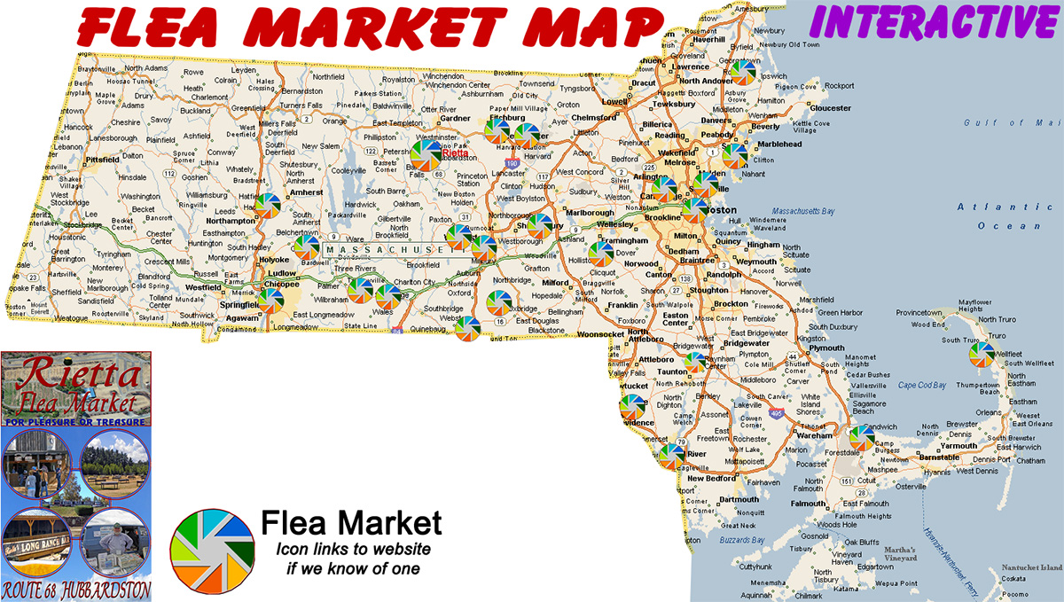 Flea market map flea market massachusetts